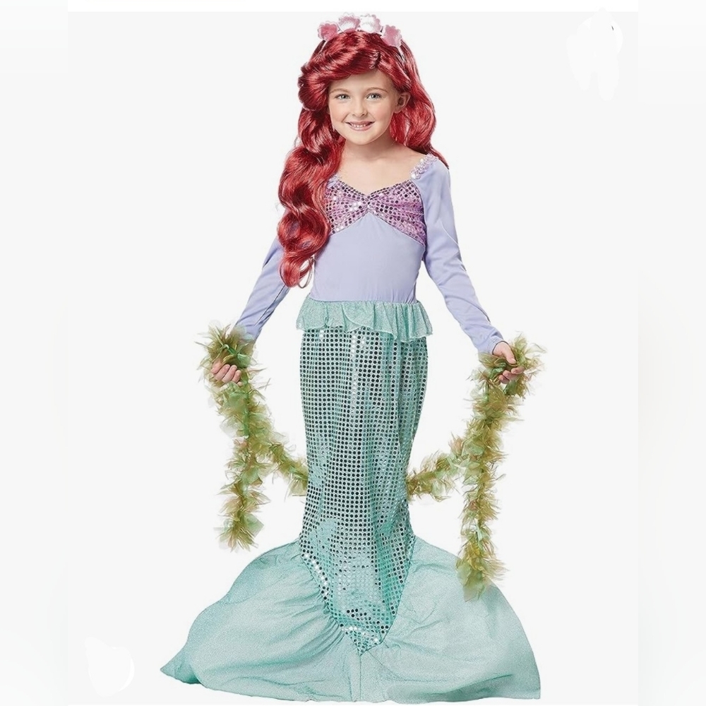 Little Mermaid Costume by California Costumes Size Large 10-12